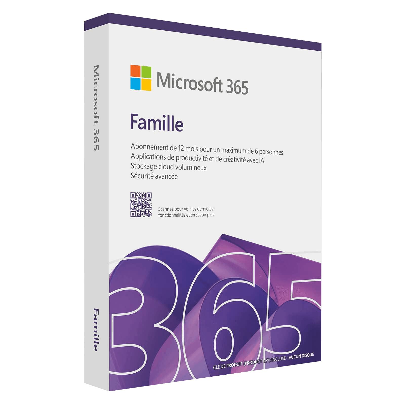 Microsoft 365 Famille 2026 | Appareils illimités | 1 An | Boîte