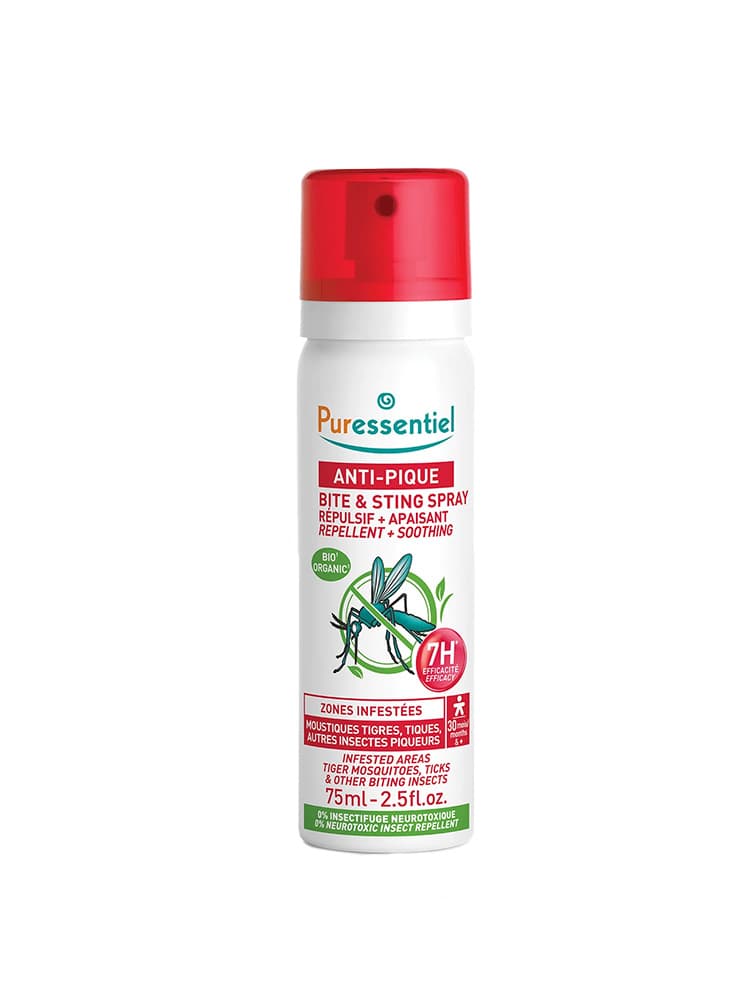 Puressentiel Nouvelle Formule : Spray Répulsif Anti-Pique Aux He Bio - 75 ml (Mars 2022)