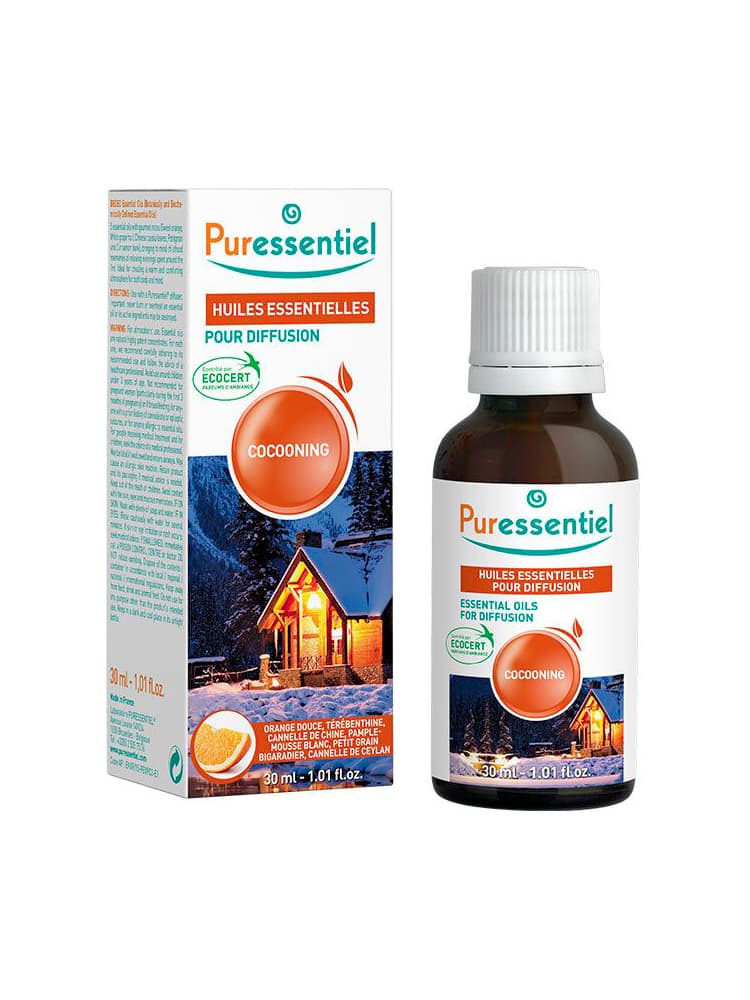 Puressentiel Nouvelle Formule : Diffuse Cocooning - Huiles Essentielles Pour Diffusion - 30 ml (Mai 2021)