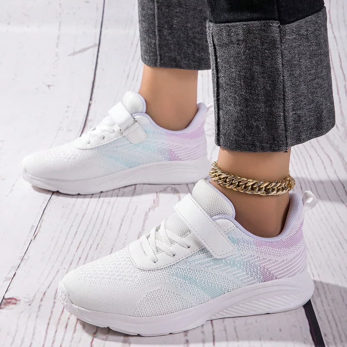 Nouvelles Chaussures Décontractées Confortables D'été Pour Femmes, Chaussures Plates Respirantes Mode À Semelle Souple