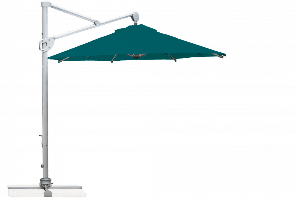 Parasol déporté Helios résistant au vent Rond Ø 300 Acrylique sunbrella premium Charron | La Maison du Parasol